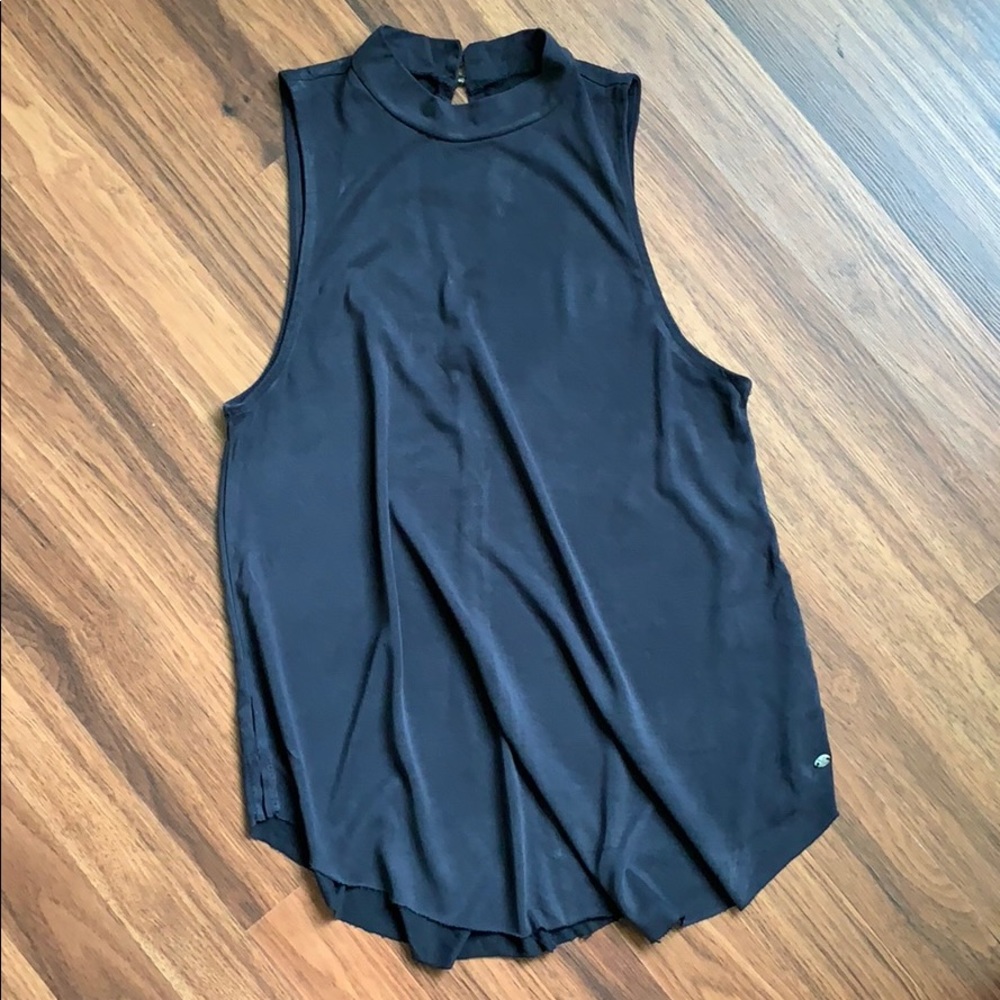 Mock neck tank